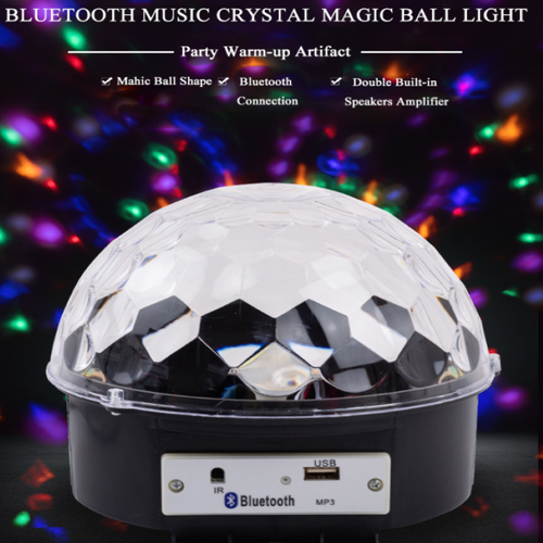 Remote-controlled magic ball lighting club stage RGB multicolored disco and party DJ disco dance magic rotating lights music