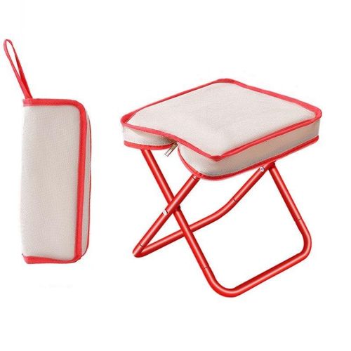 Drawstring carry bag outdoor beach travel folding portable camping chair lightweight aluminium fishing bench