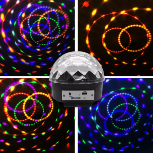 Remote-controlled magic ball lighting club stage RGB multicolored disco and party DJ disco dance magic rotating lights music
