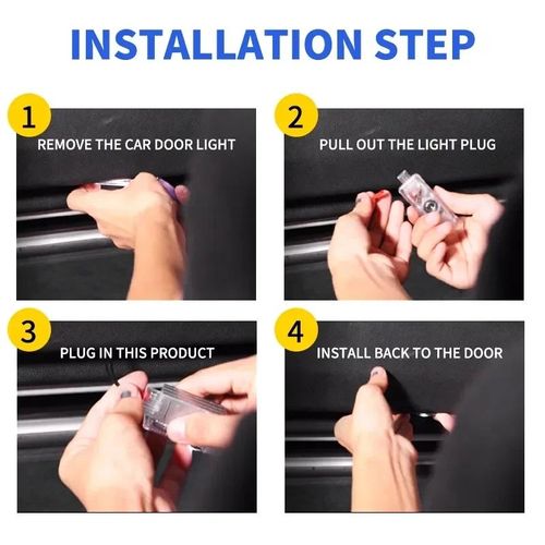 Car Light Emitting Diode Door Ghost Shadow Logo Projector Light Rolls Royce Door Welcome Lights