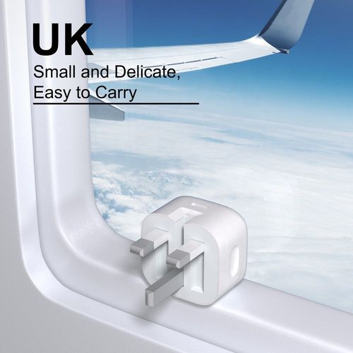 Foldable 20W Fast Charging Wall Charger with UK Plug