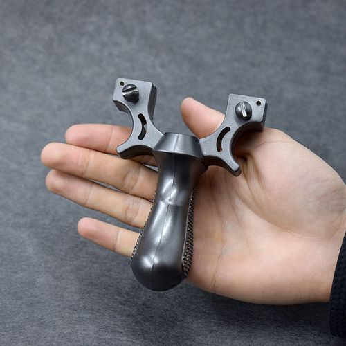 New Laser Horizontal Sight Resin Fast Pressure Slingshot Flat Rubber Bands