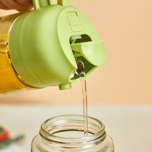 2-in-1 Glass Oil Sprayer Bottle Portable Kitchen Cooking Oil Dispenser BBQ New Outdoor Camping Cooking