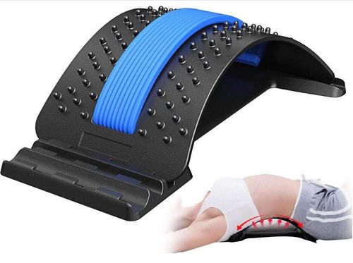 Muscle Pain Relief Device Massage Lumbar Back Stretcher Support Lumbar Support Massager