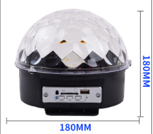 Remote-controlled magic ball lighting club stage RGB multicolored disco and party DJ disco dance magic rotating lights music