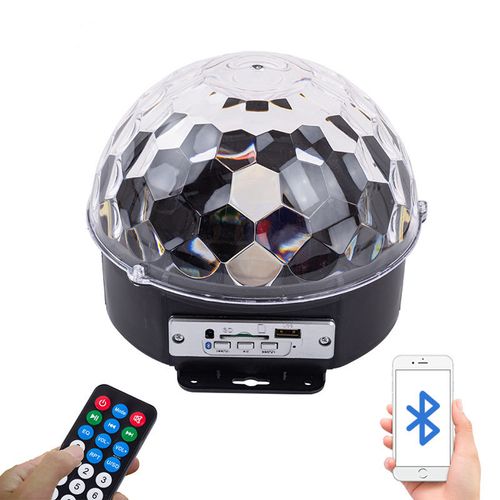 Remote-controlled magic ball lighting club stage RGB multicolored disco and party DJ disco dance magic rotating lights music