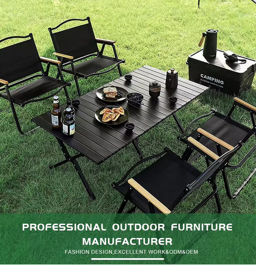 Outdoor folding table stall portable picnic picnic barbecue camping table