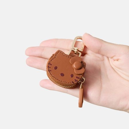 Cute Cat Keychain Gift for Girls with Mini Storage and Bag Charm