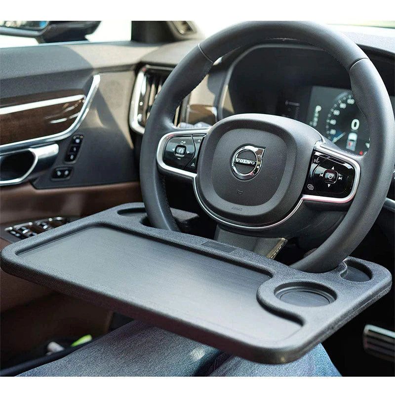 Car small table board car steering wheel dining table car with multi-functional dining plate writing office computer notebook bracket🚓
