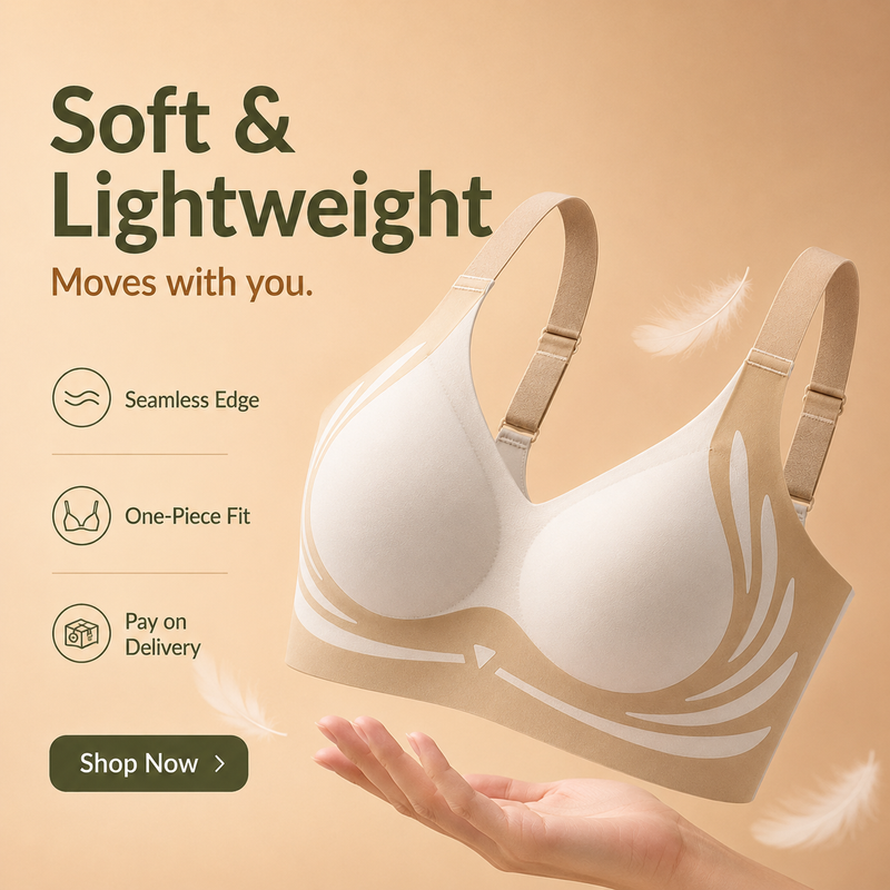 🔥HOT SALE🔥 COD！Buy 1 Get 3 😍 Seamless Support Bra — Soft, Comfortable Vest-Style Bra with Lift-Up and Side Control.Nairobi stock ships within 48H, delivered within 3days😍😍😍😍