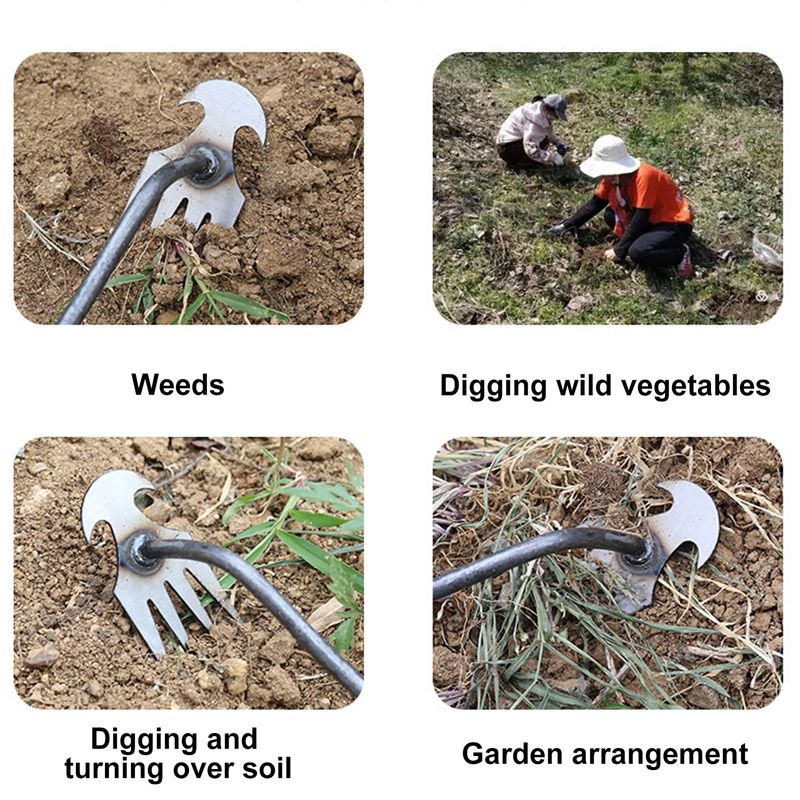 🔥Buy 1 Get 5 🔥 COD！Heavy Duty Hand Weeder Tool for Garden and Farm Easy Weed Removal Strong Steel Claw Kenya