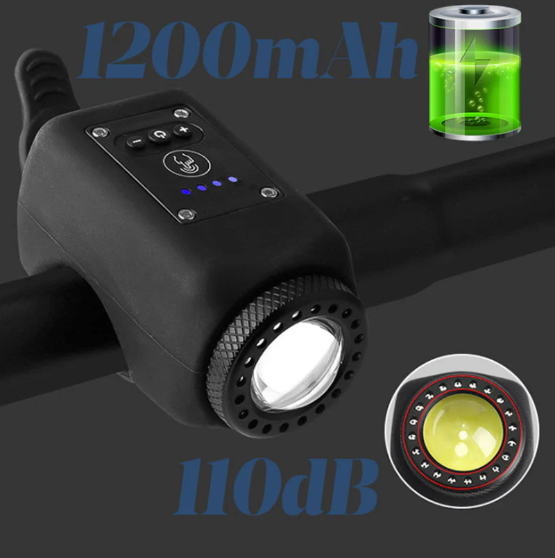 🔥Outdoor Waterproof Bike Headlight with Horn