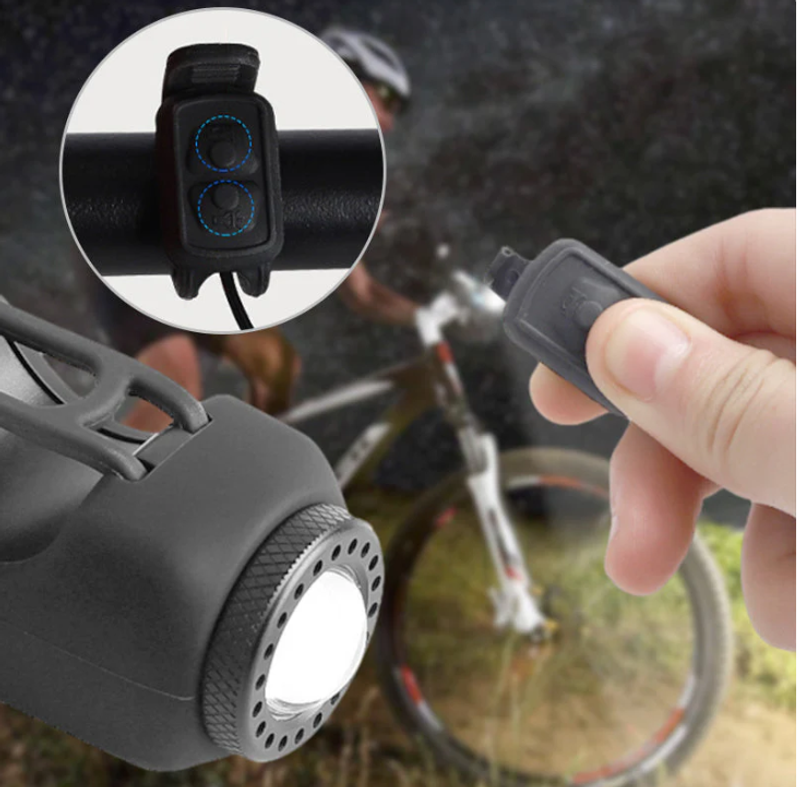 🔥Outdoor Waterproof Bike Headlight with Horn