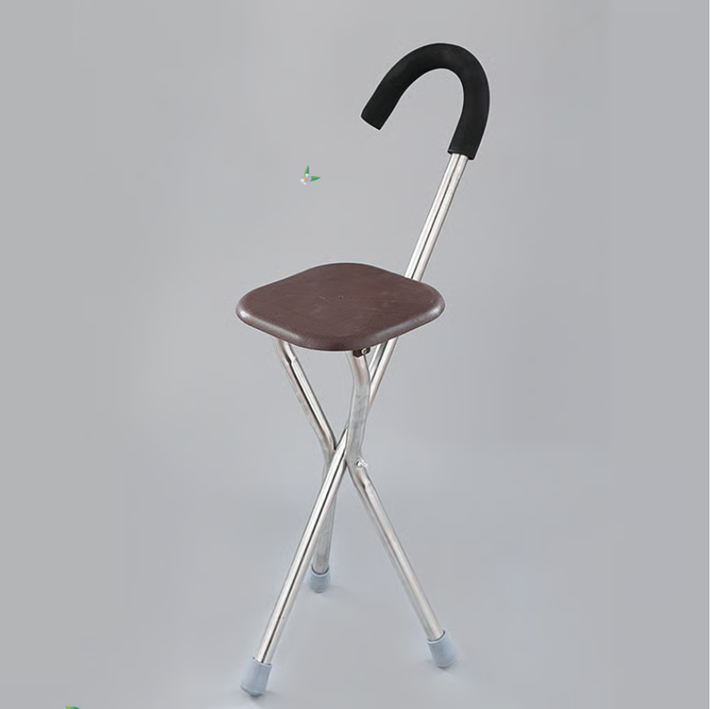 elderly crutch stool