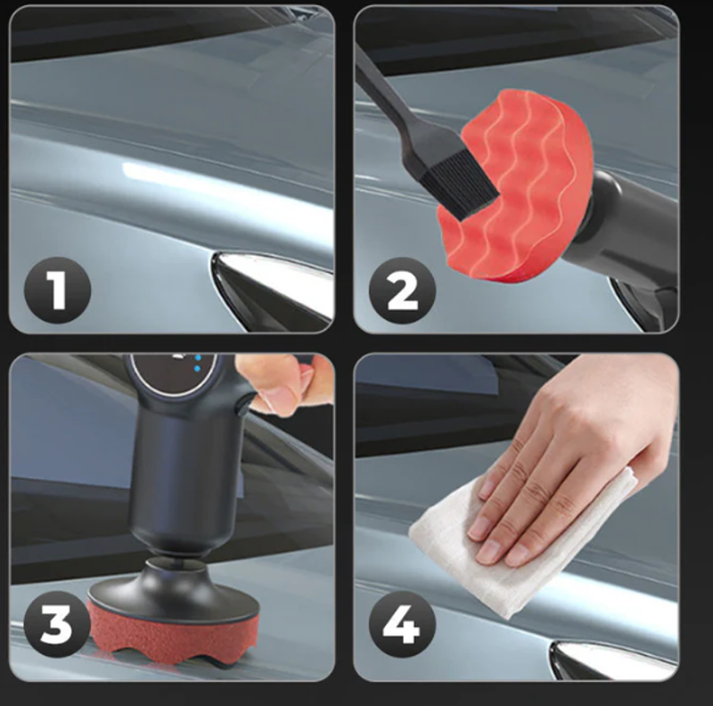 Rechargeable wireless car polisher