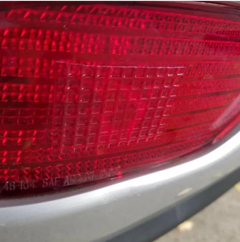 Car Light Repair Sticker