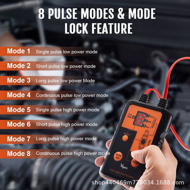 ✅Unique Pick|12V Fuel Injector Tester Cleaner Kit with 4 Pulse Modes|Simultaneous Test & DIY Cleaning Controller Tool for Automotive Fuel Injector Maintenance|COD Free Shipping