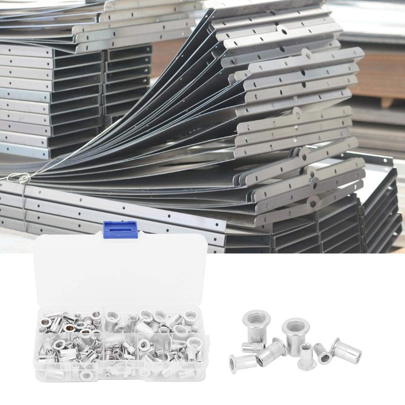 ⚡Hot Selling | One Hundred Pieces Aluminum Rivet Nuts Insert Nuts Fastener Used For Automobile Switches Assembly On Metal Plates And Pipe Tubing Installation | COD Free Shipping