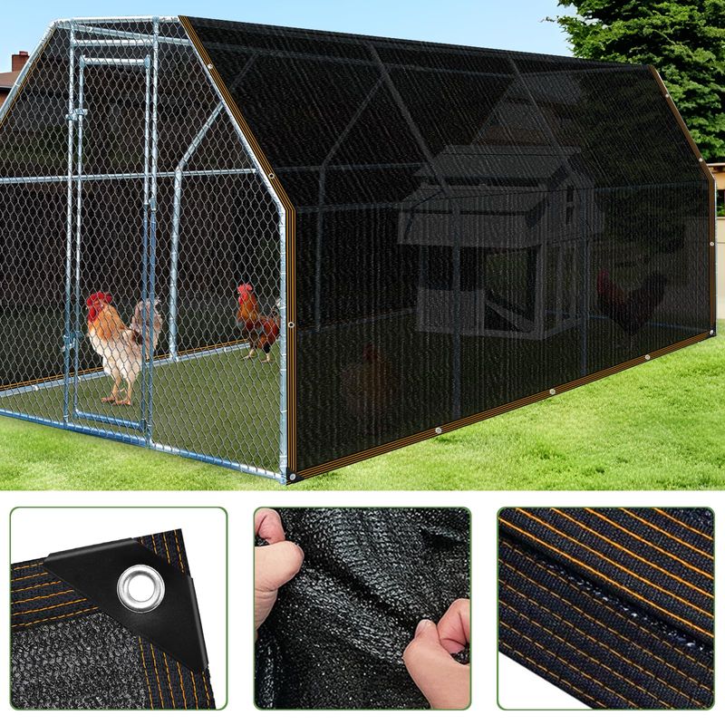 🌿 Buy 1 Get 2 | 90% Shade Cloth Mesh Tarp with Grommets for Garden Greenhouse Chicken Coop Patio | COD Free Shipping