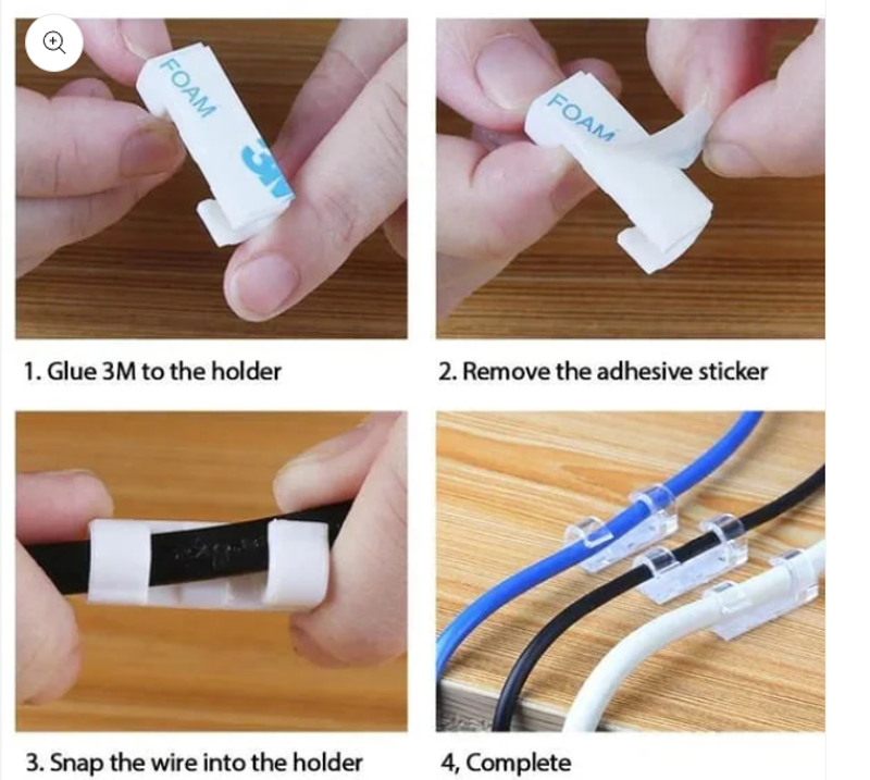 ✨Home Essentials：Finisher Wire Clamp🔥 40PCS | FINISHER WIRE CLAMP