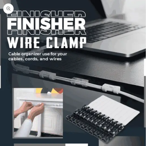 ✨Home Essentials：Finisher Wire Clamp🔥 40PCS | FINISHER WIRE CLAMP
