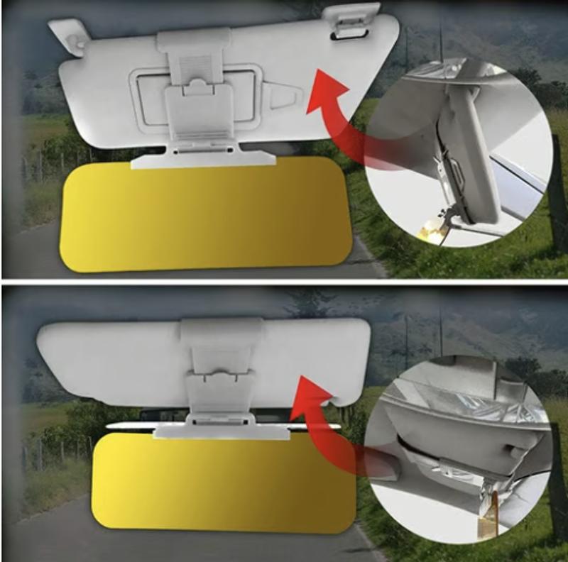 🚗Universal Car Sun Visor - 🔥Car Anti-Glare Visor for Day & Night , Car sunshade anti-glare