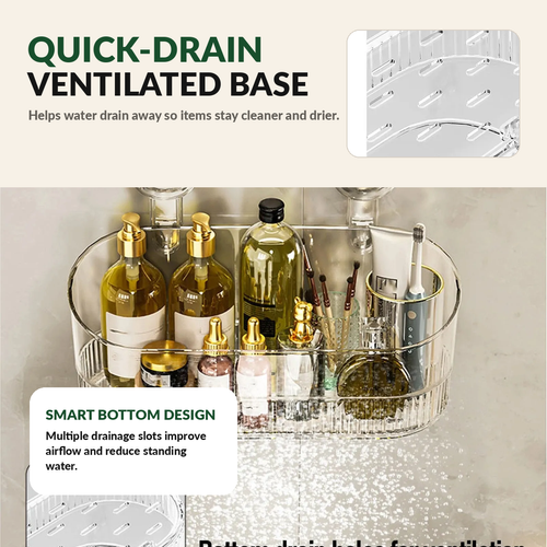 Wall Mounted Suction Storage Basket Organizer For Bathroom And Kitchen Space Saving Solution Kenya