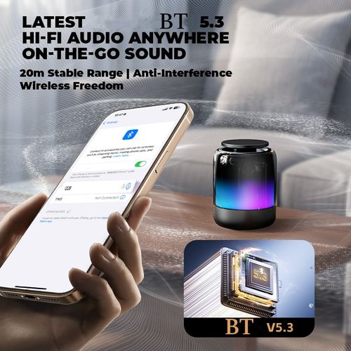 Suporte para telemóvel com altifalante Bluetooth