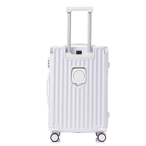 Business Travel Luggage Set 2 Piece ABS Hardshell Lightweight Spinner Carry-On Suitcases USB Port 4 Wheel Trolley Bag