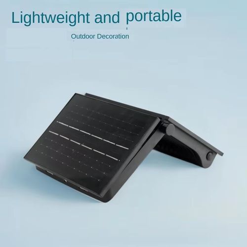 Super Bright IP65 Foldable 200W LED Solar Flood Light Warm White ABS Material ROHS Certified for Garden Wall Outdoor Use Solar