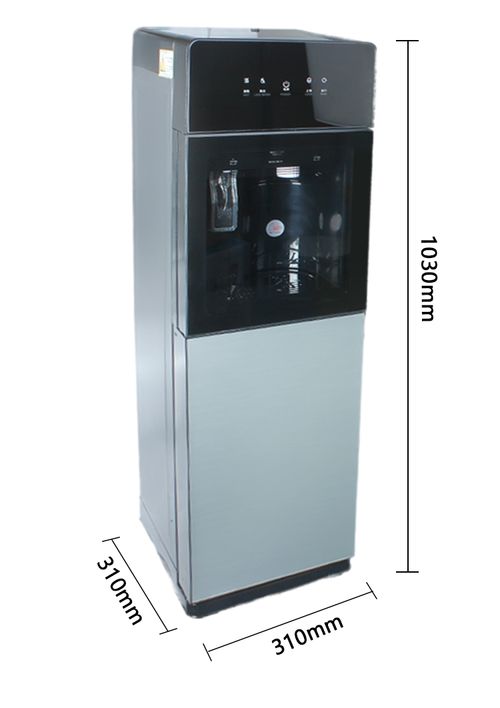 Hot Cold Water Dispenser Vertical Water Dispenser Compressor Cooling Three Taps Water Dispenser with Storage Cabinet