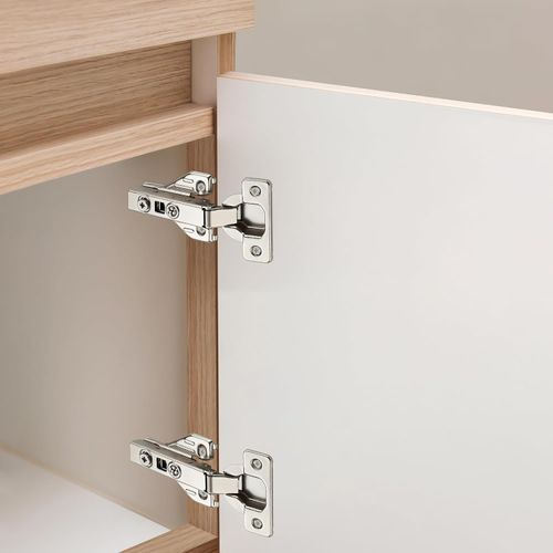 4 Packs Full Overlay Cabinet Door Hinges,105 Degree Adjustable Concealed Kitchen Cabinet Hinges Soft Close for Face Frame Cabinet