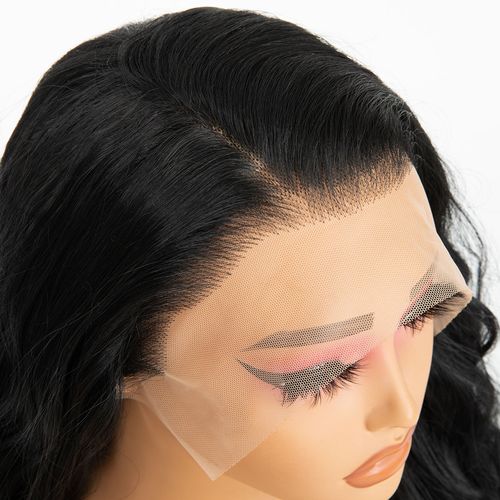 Pre Plucked Loose Deep Wave 13*6 Lace Heat Friendly Synthetic Lace Frontal Wig Transparent Fiber Wigs