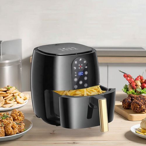 5 in 1 Hot Electric 6 Liter 1350w Multifunctional Oilless Mini Microwave Oven air Fryer and Electric Oven with 5 Preset Cooking