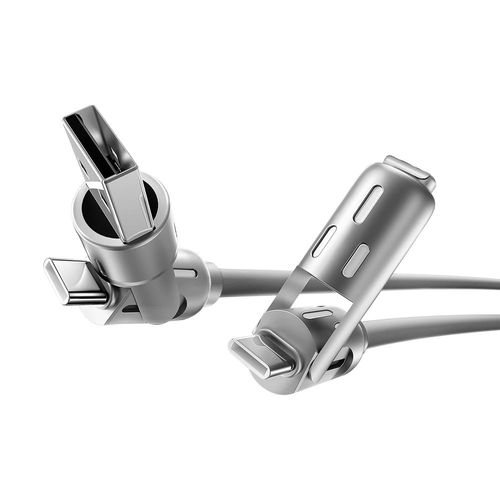 ⚡Buy 1 Get 1 Free⚡Super Fast Charging 60W 4-in-1 High Quality Mobile Data Cables 3FT 60W USB Cable with Liquid Silicon for High Performance