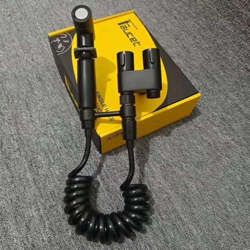 2025 Modern Design Bidet Sprayer Gun Portable Gun Grey Water Flow Control Shattaf Diaper Sprayer Toilet Bathroom Bidet Sprayer