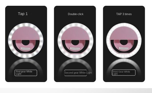 USB Rechargeable Selfie Ring Light, 36-LED Portable Selfie Light, Photoshoot Light, Night Selfie Enhancing Light for Phone Photography, Selfie Accessories, Gifts For Girlfriend Cellphone, Selfie LED Lights