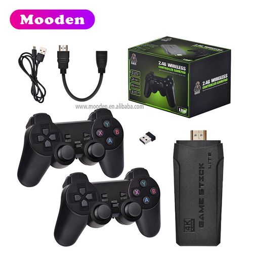 🎉Big Sale 🎉M8 Pro Game Stick 4K M8 Support Connect Mobile Phone Screen on TV Video Gaming Console 64GB 20000 Retro Games for PS SNES