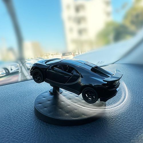 Car Air Freshener + High-End Aluminum Alloy Drifting Car Model Dashboard Ornament (2-in-1) | 360° Rotatable, Exclusively for Car Enthusiasts