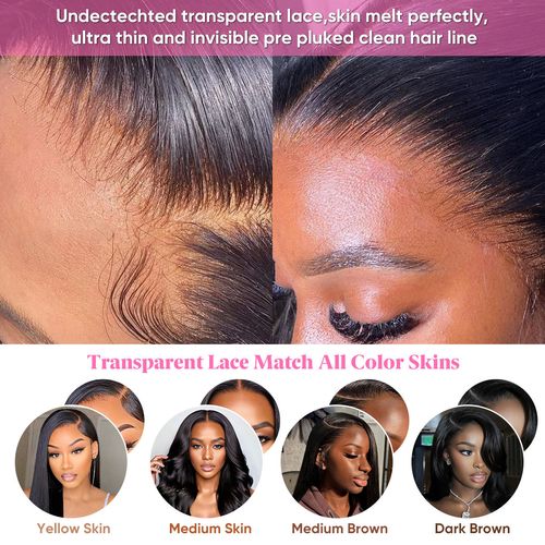 Pre Plucked Loose Deep Wave 13*6 Lace Heat Friendly Synthetic Lace Frontal Wig Transparent Fiber Wigs