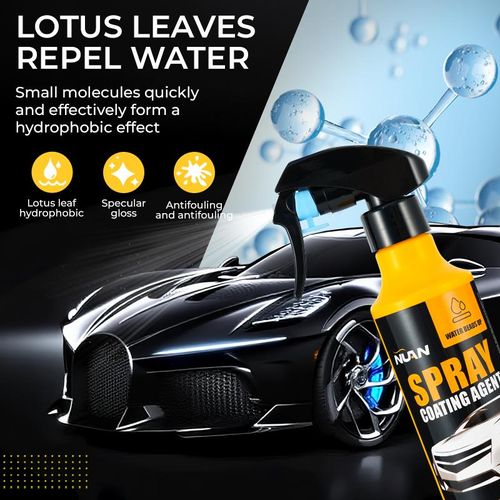 nano car coating spray-Ultra Hydrophobic Spray, Long-Lasting Gloss & Paint Protection Against Aging!