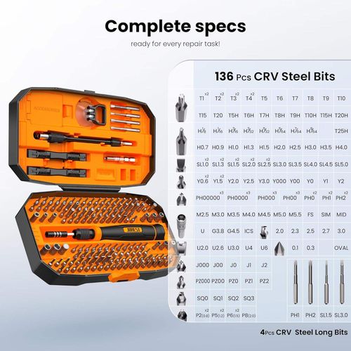 152 in 1 Precision Screwdriver Set Tool Gifts for Men Magnetic Tool Kit with Torx Bits