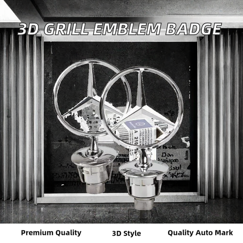High Quality For Mercedes-Benz Car Grill Emblem Badge Auto Parts Quality Mark