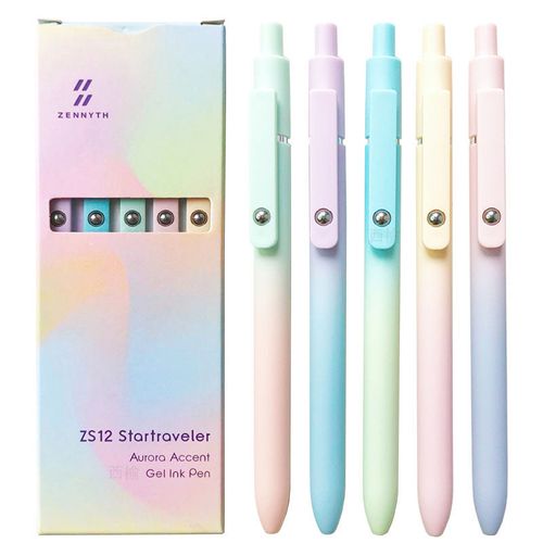 🎉Big Sale 🎉New Product Color Simple Press Plastic Gel Ink Pen High Appearance Level Office Signature Gel Ink Pen
