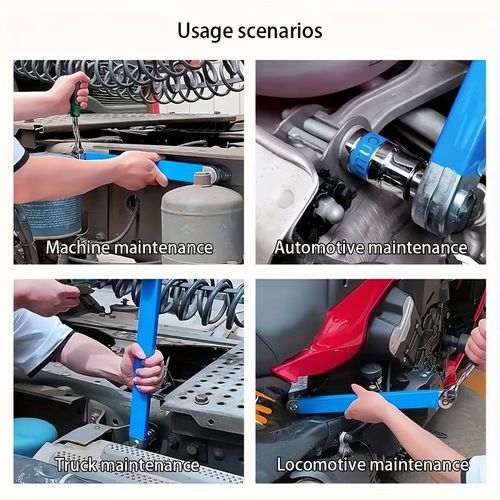 15 Multi Purpose Adaptor Bar Lever Handle Socket Ratchet Wrench
