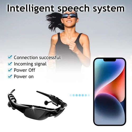 Fashion Sun Glasses Headphone Smart BT Cycling Sunglasses Sport Music Outdoor Riding Wireless Earphone With Mic