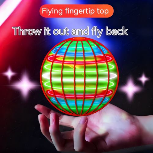 Hot Sale Magic Flying Spinner Boomerang Ball 360 Rotating Hover with Led Mini Drones UFO Ball Flying Ball Sphere Toy Flying Orb