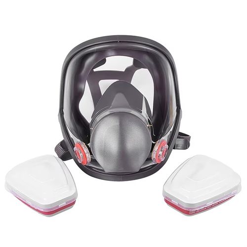 Hot Sell Chemical Gas Protection Silicone 7 in 1 Full Cover Face Mask Body Gas Mask for Spray Paint