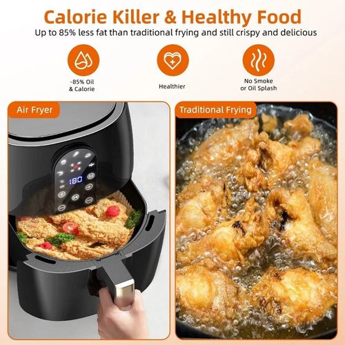5 in 1 Hot Electric 6 Liter 1350w Multifunctional Oilless Mini Microwave Oven air Fryer and Electric Oven with 5 Preset Cooking