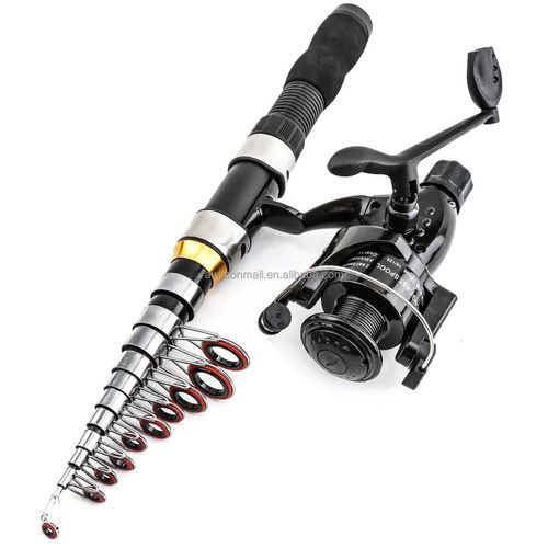Wholesaler Fishing Combo Carbon Rod and Reel Accessories Case Lure Kit Portable Telescopic Pole Line Bait Set Tackle